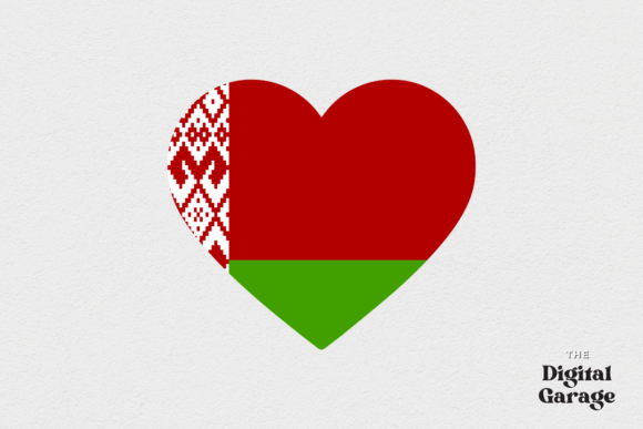 Belarus Flag, Belarus Heart SVG PNG