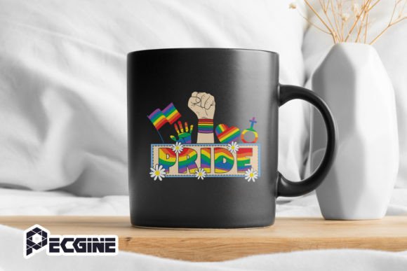 LGBT Rainbow Flag Fist Graphics & Crafts