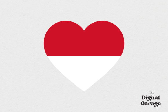 Monaco Flag, Monaco Heart SVG PNG