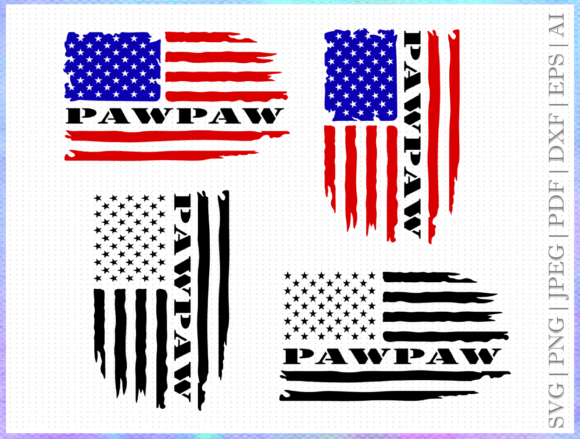 Pawpaw Flag Svg: Graphics for Crafts