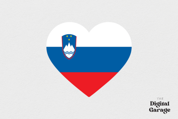 Slovenia Flag, Slovenia Heart SVG PNG