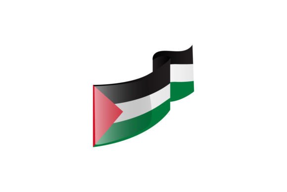 Wavy Flag Palestine